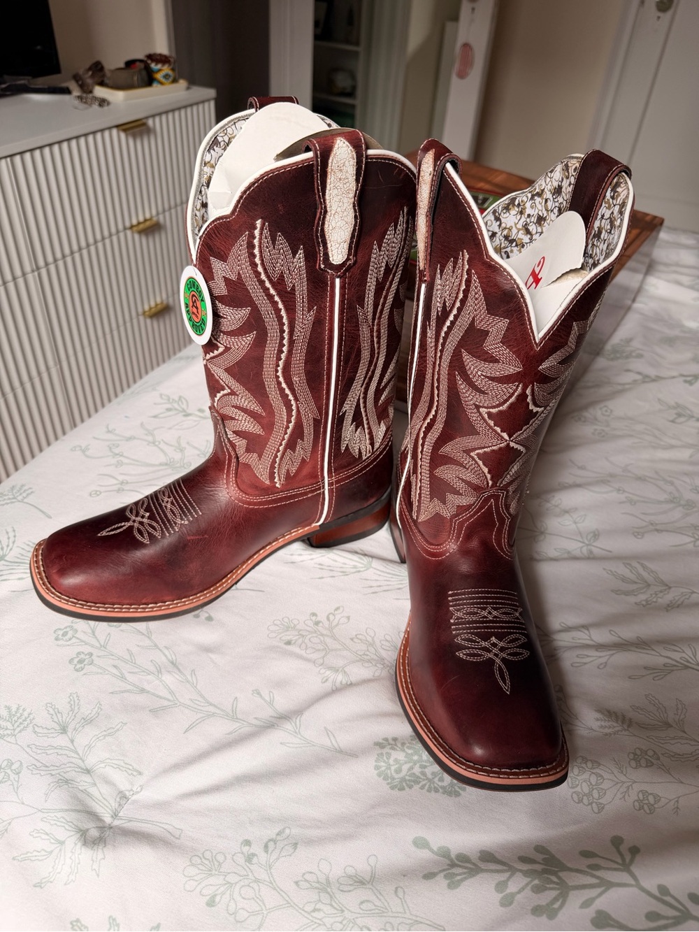 Laredo Willa Women’s Western Embroidered Leather Boots